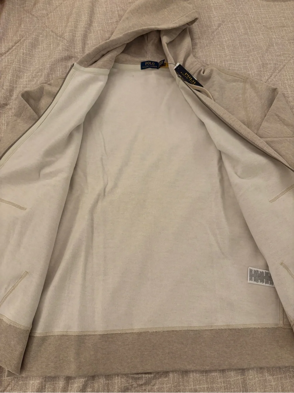 Polo Ralph Lauren: Blue Full-Zip Drawstring Hoodie - Size XXL - NWT, Unused